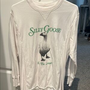 Aerie Cream Ribbed Knit Top